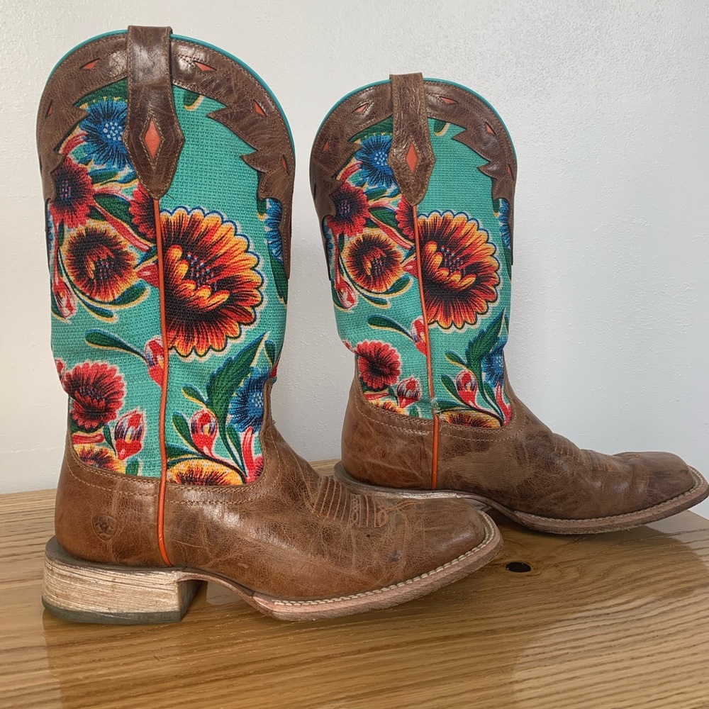 Ariat Floral Boots